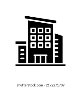 Illustration building City element icon logo design