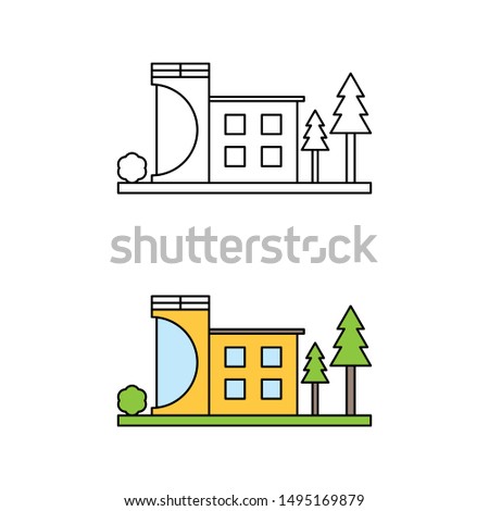illustration of a building exterior