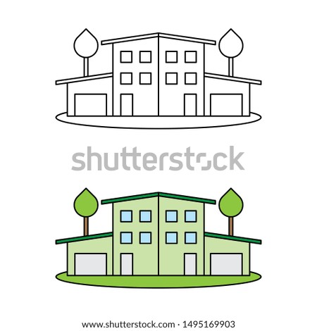 illustration of a building exterior