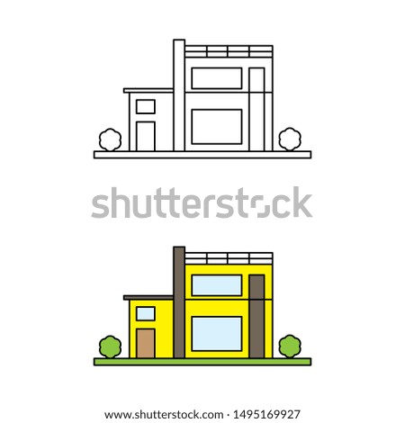 illustration of a building exterior