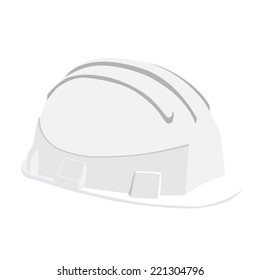 Illustration of building helmet, cap