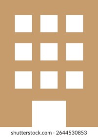 An illustration of a building silhouette icon.