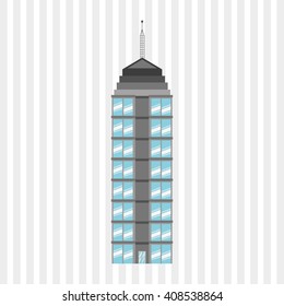 Illustration of building , vector design, building and real estate related