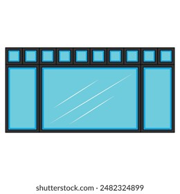 The Illustration of Building Window