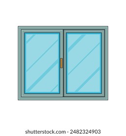 The Illustration of Building Window