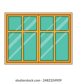 The Illustration of Building Window