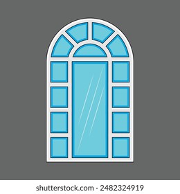 The Illustration of Building Window