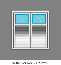 The Illustration of Building Window