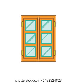 The Illustration of Building Window