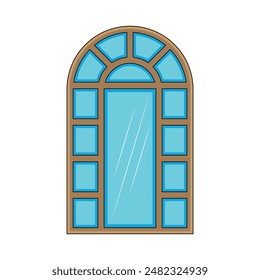 The Illustration of Building Window