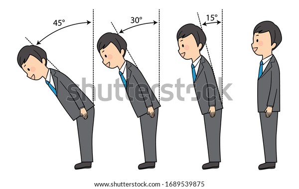 Illustration Buisness Manner Office Stock Vector (Royalty Free ...