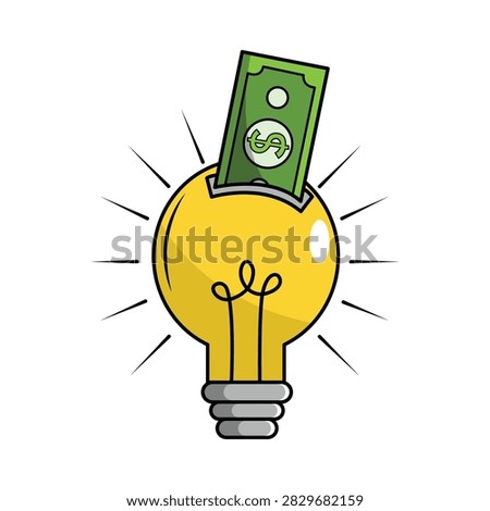 The Illustration of Bulb Money
