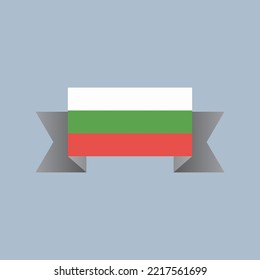 Illustration of Bulgaria flag Template