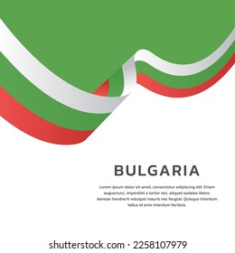 Illustration of Bulgaria flag Template