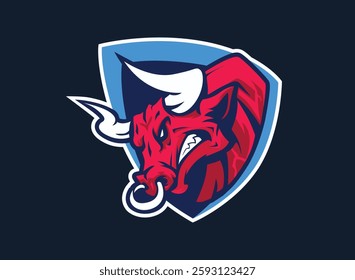 Illustration of an Bull Esport Logo