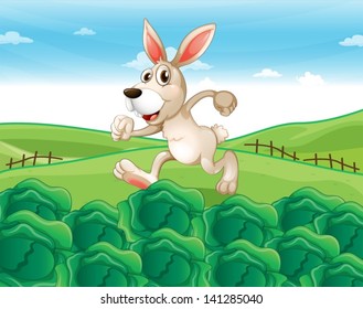 レースイラストのウサギとカメ のベクター画像素材 ロイヤリティフリー