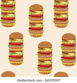 Illustration of burger