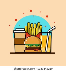 Hamburger Frites Hd Stock Images Shutterstock