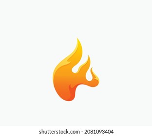 ilustración de un incendio en llamas
