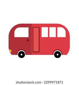 illustration of bus for landmark or commercial