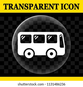 Illustration of bus vector circle transparent icon