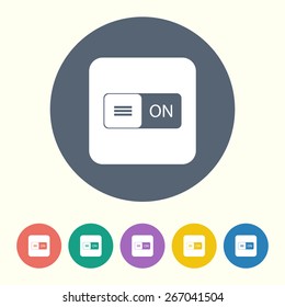 illustration of business and finance icon button