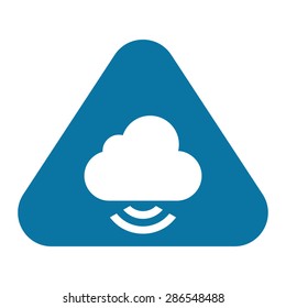 illustration of business and finance icon cloud