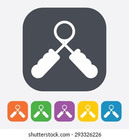 illustration of business and finance icon expander