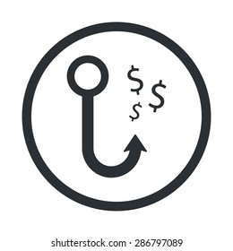 illustration of business and finance icon hook