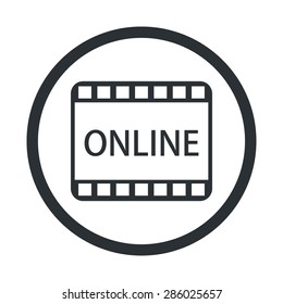 illustration of business and finance icon online