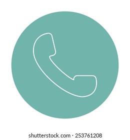 illustration of business and finance icon phone