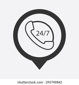 illustration of business and finance icon phone