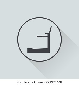 illustration of business and finance icon run