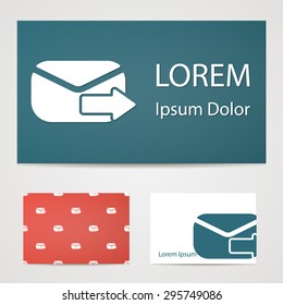 illustration of business and finance icon sms