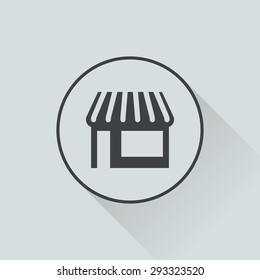 illustration of business and finance icon store