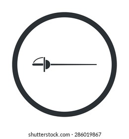 illustration of business and finance icon sword