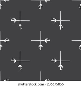 illustration of business and finance icon sword