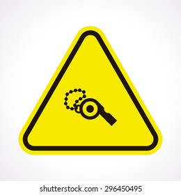 illustration of business and finance icon whistle