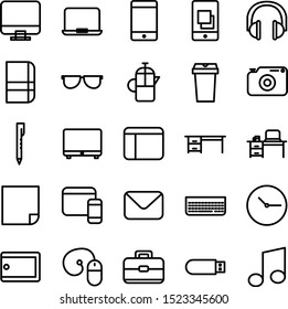 illustration of business icon set