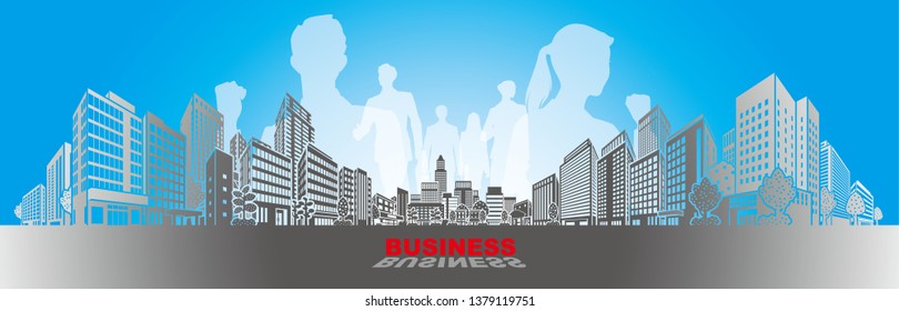 Illustration of business image