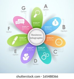 illustration of Business Infographics Chart