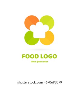 Illustration of business logotype restaurant and cafe.