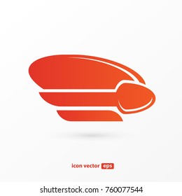 Illustration of business logotype restaurant and cafe. Vector design cooking logo. Food pictogram, cooking abstract icon
