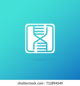 Illustration of business logotype science. Vector design logo laboratory. Molecule pictogram, chemistry abstract icon