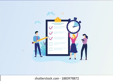Ilustración de un negocio, estudio de trabajadores de oficina, análisis de la escala evolutiva, negociaciones de negocios, Adecuado para diagramas, infografías, Ilustración de libros, activos de juego y otros relacionados con gráficos 