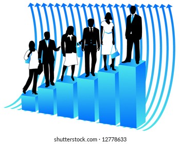 Illustration of business people