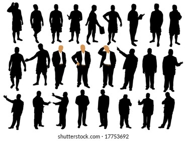 Illustration of business people