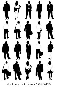 Illustration of business people