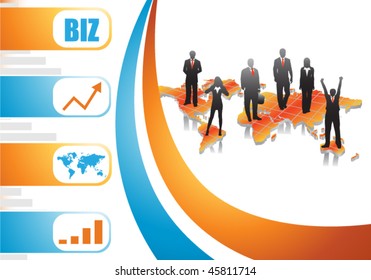 Illustration of business people