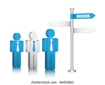 Illustration of business people